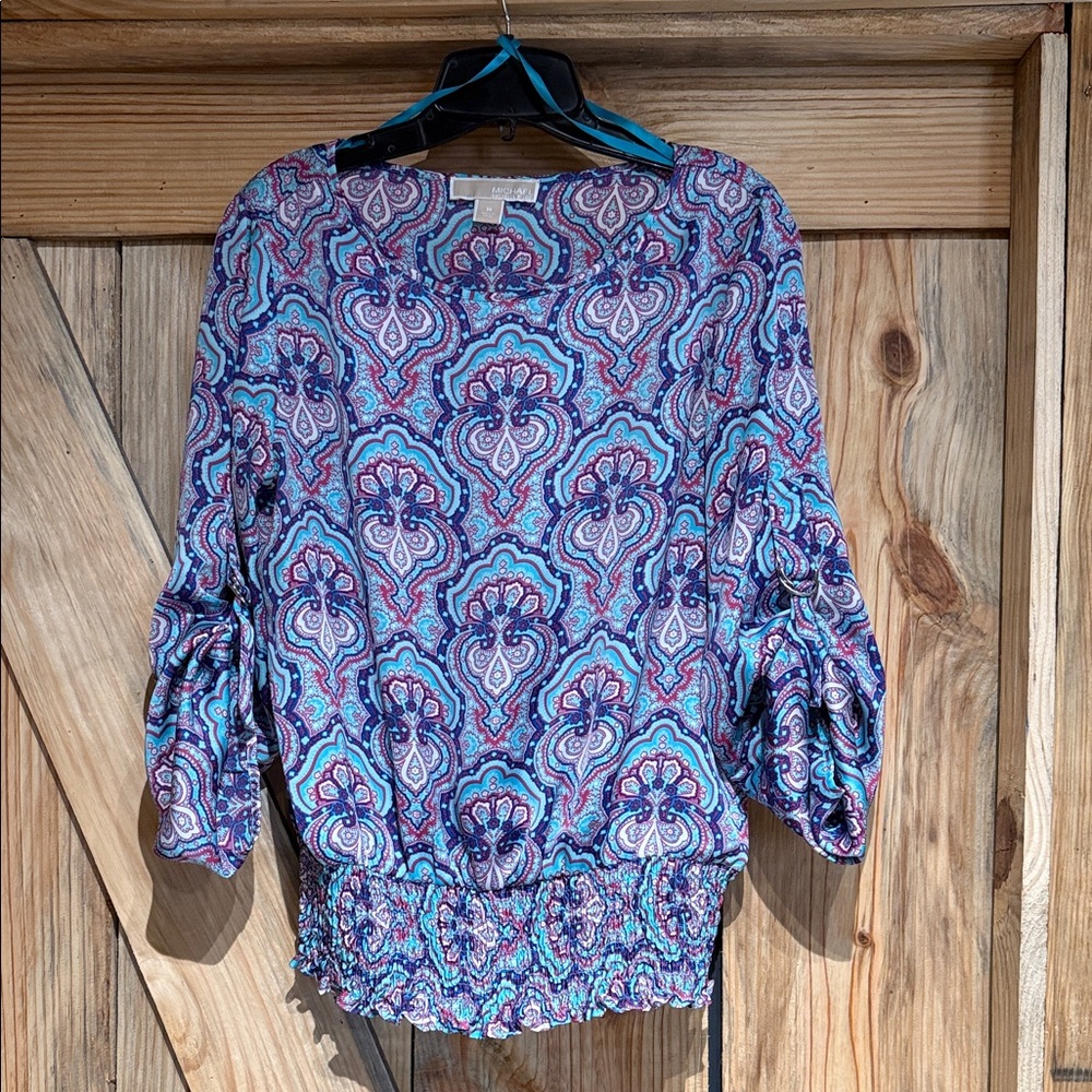 Michael Kors Multicolor Paisley Blouse